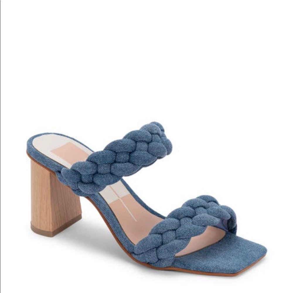 Dolce Vita Paily Slide Sandal in Denim